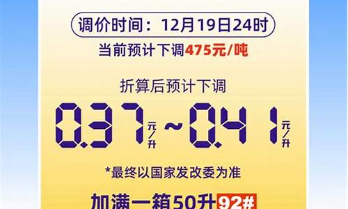 95油价最大降幅_95油价涨价