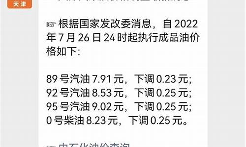 天津油价涨价_天津几号调整油价