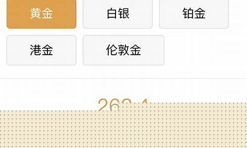当天金价最便宜小程序_当天的金价