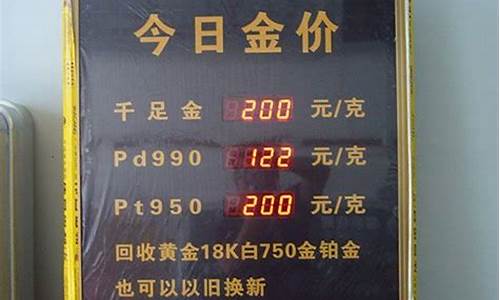 金价显示软件_金价显示屏怎么开