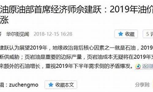 2006到2019油价_历年油价价格