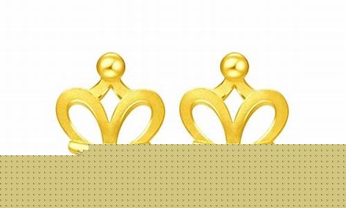 公制金价周大福耳钉_周大福黄金耳钉价格