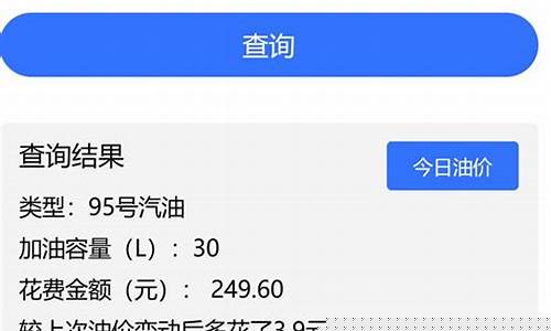 95油价最新调价时间_95油价最新消息今日