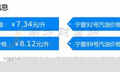 宁夏油价92号油价表格_宁夏油价今日